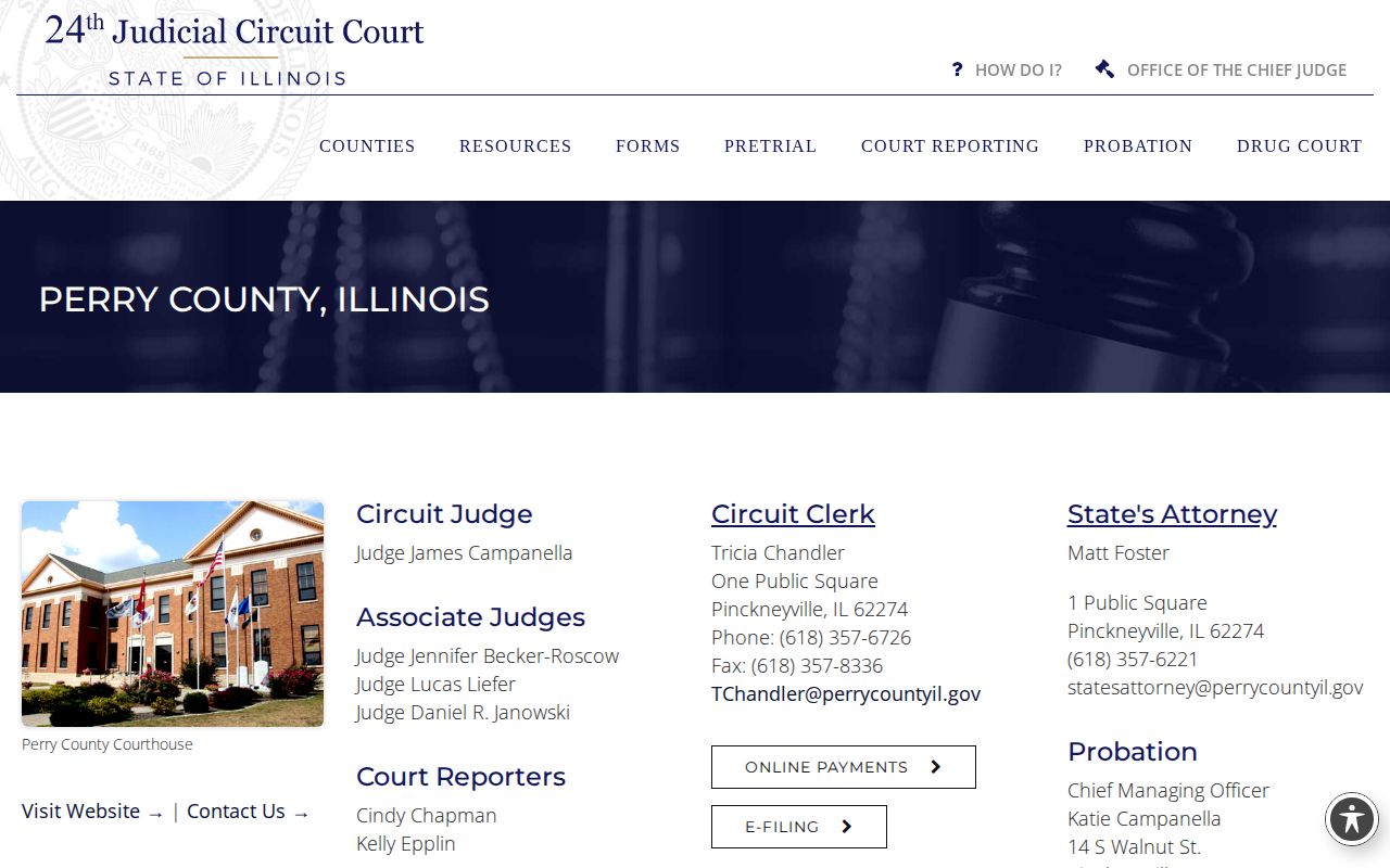 Official 24th Judicial Circuit page for Perry County court follow-up